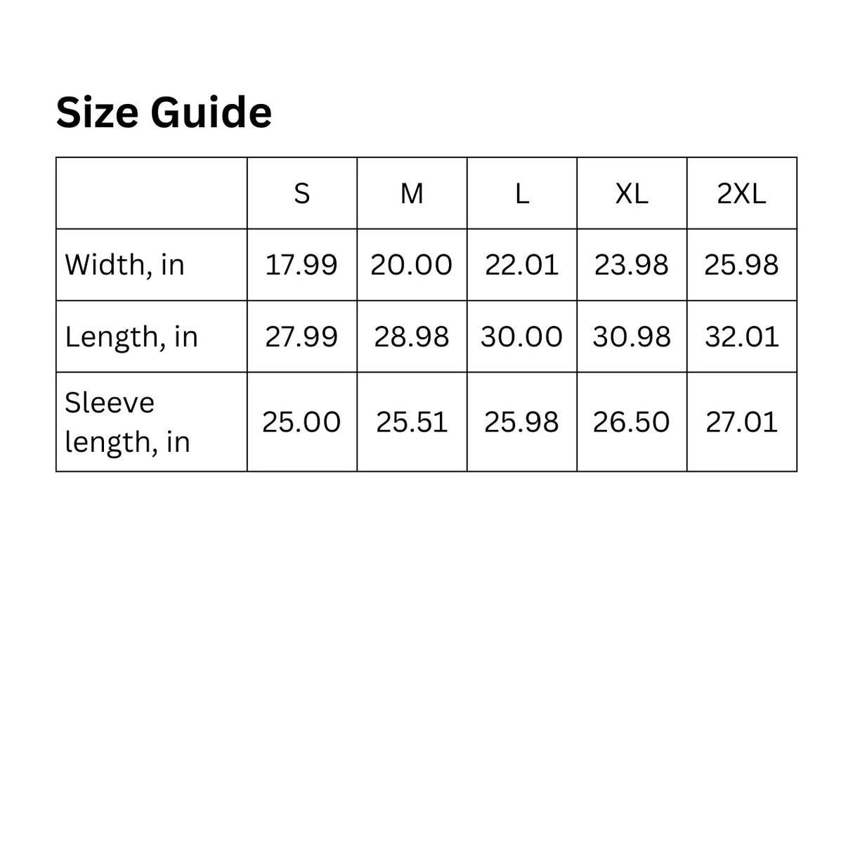 Size guide for Yappy Hour Paws And Relax long-sleeve t-shirt