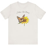 Follow The Breeze T-Shirt | Butterfly & Sunflower Tee