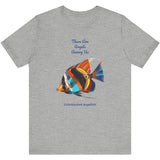 Athletic heather Colorblocked Angelfish t-shirt