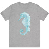 Athletic heather Intricate Seahorse t-shirt