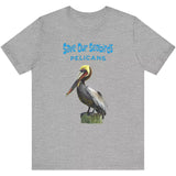 Athletic heather Save Our Seabirds Pelicans t-shirt
