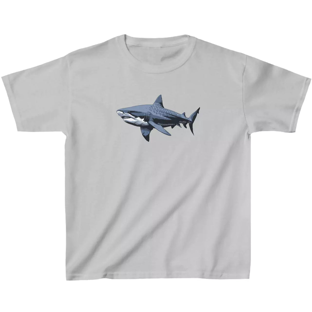 Athletic heather Tiger Shark Sea Prowler youth t-shirt