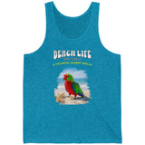 Beach Life Parrot Tank Top