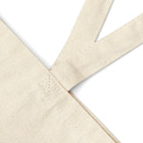 Close-up of Beach Life Parrot Spells tote bag seams