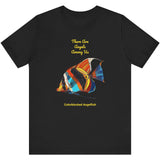 Black Colorblocked Angelfish t-shirt