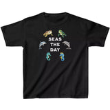 Black Seas The Day (Sealife) youth t-shirt