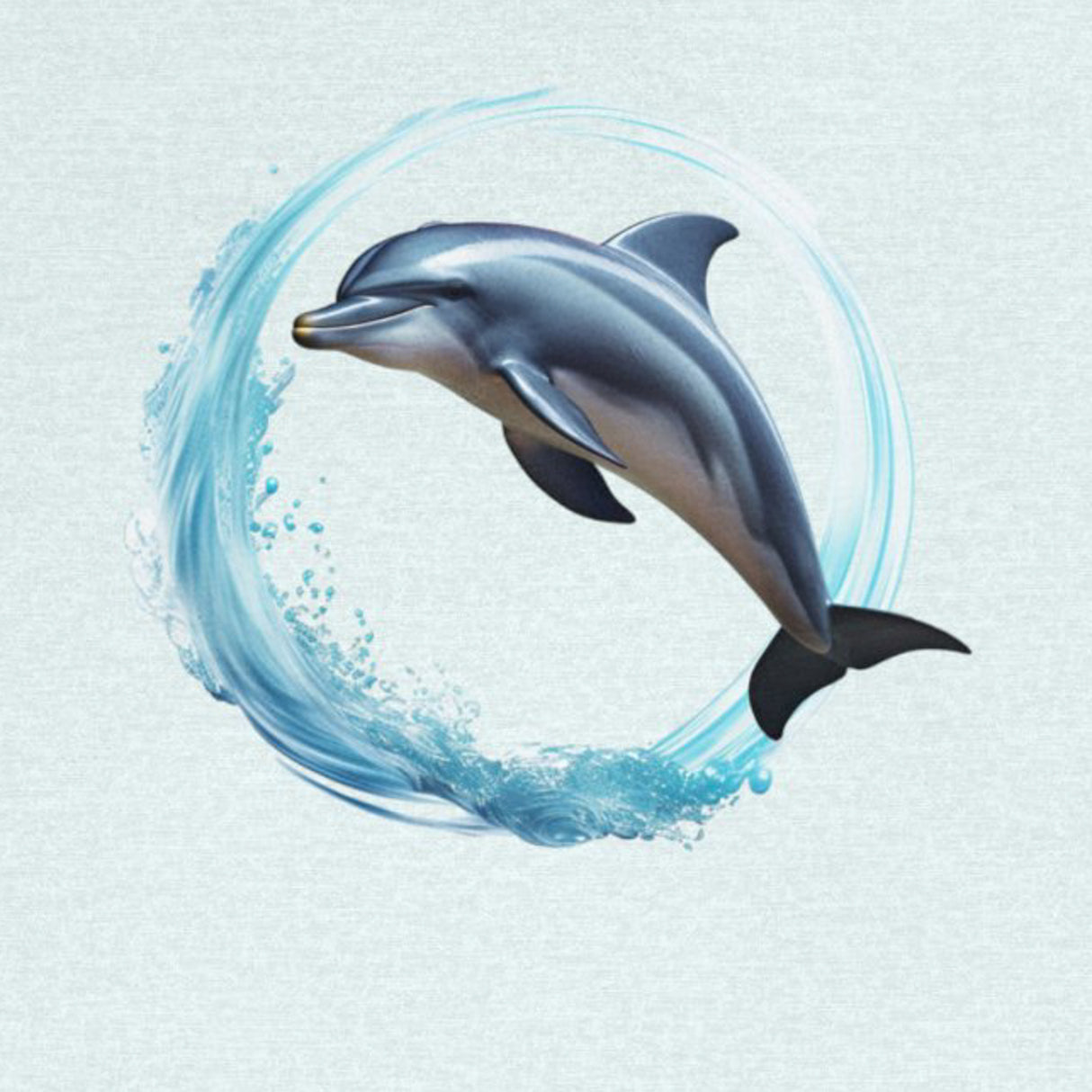 Coastal Joy Dolphin t-shirt design