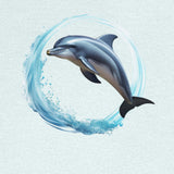 Coastal Joy Dolphin t-shirt design