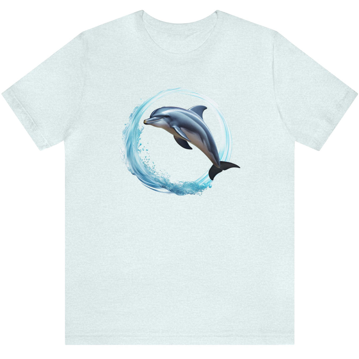 Coastal Joy Dolphin t-shirt ice blue