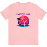 Flamingo Glow t-shirt in pink