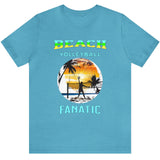 Aqua Beach Volleyball Fanatic men's t-shirt