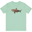Heather Mint Tiger Shark Sea Prowler t-shirt