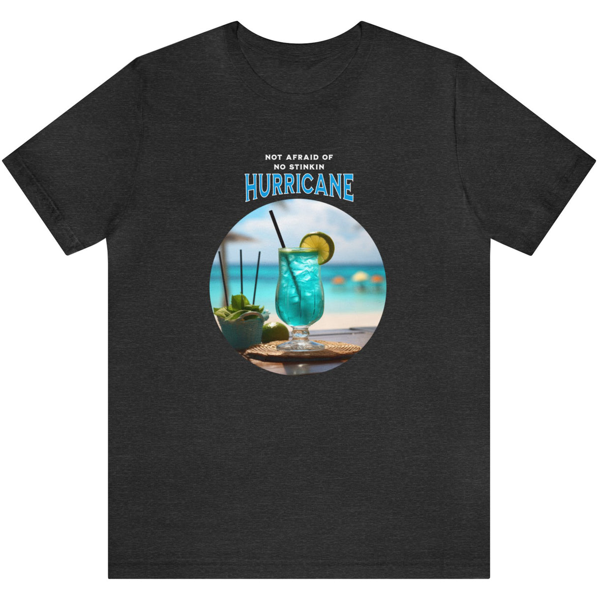 Hurricane Chaser t-shirt in dark heather