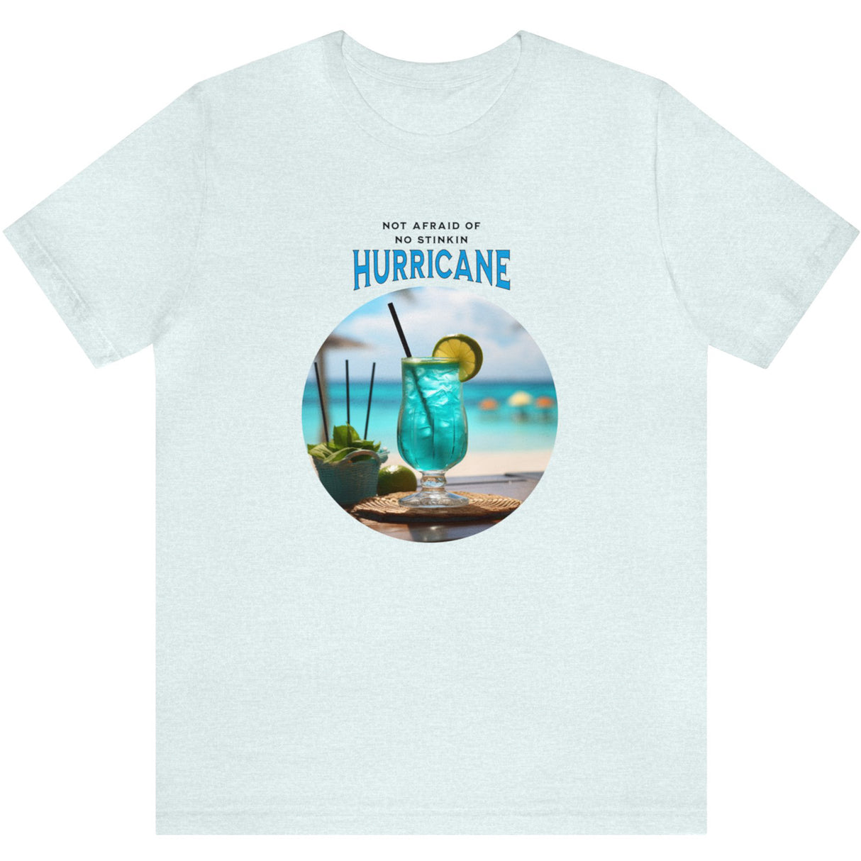Hurricane Chaser t-shirt in ice blue