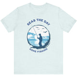 Ice blue Gone Fishing t-shirt
