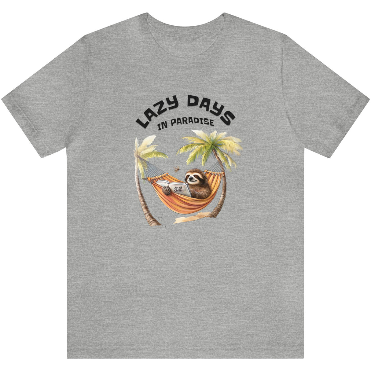 Lazy Days t-shirt in athletic heather
