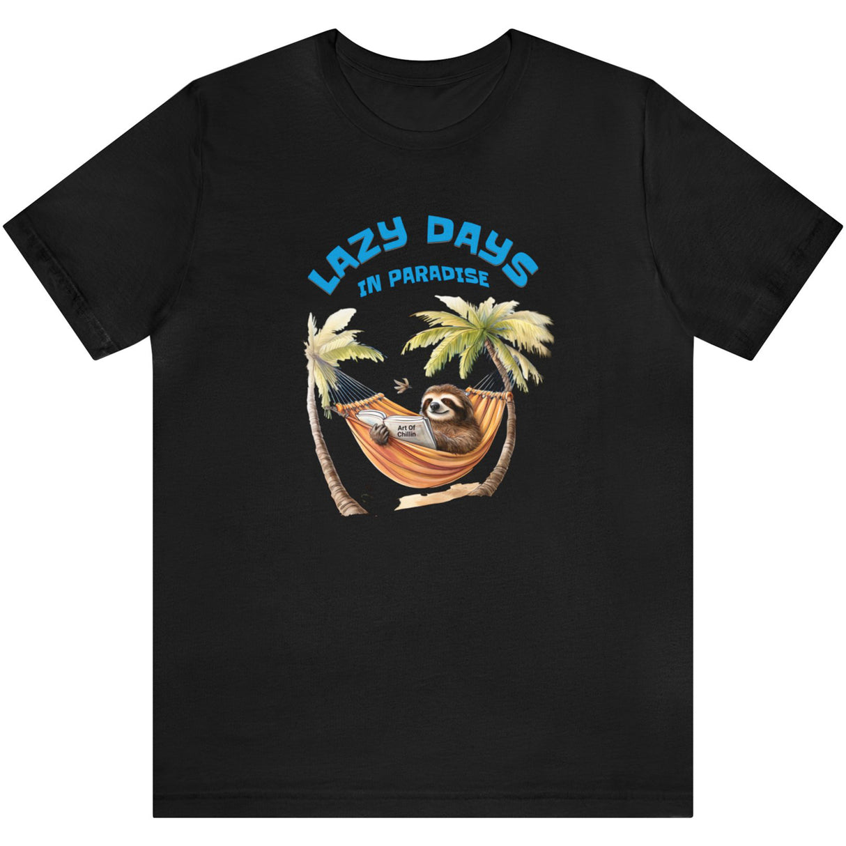 Lazy Days t-shirt in black