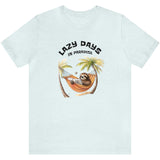 Lazy Days t-shirt in ice blue