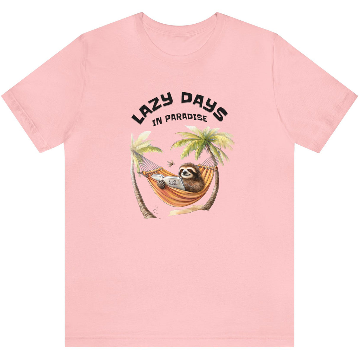Lazy Days t-shirt in pink