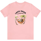 Lazy Days t-shirt in pink
