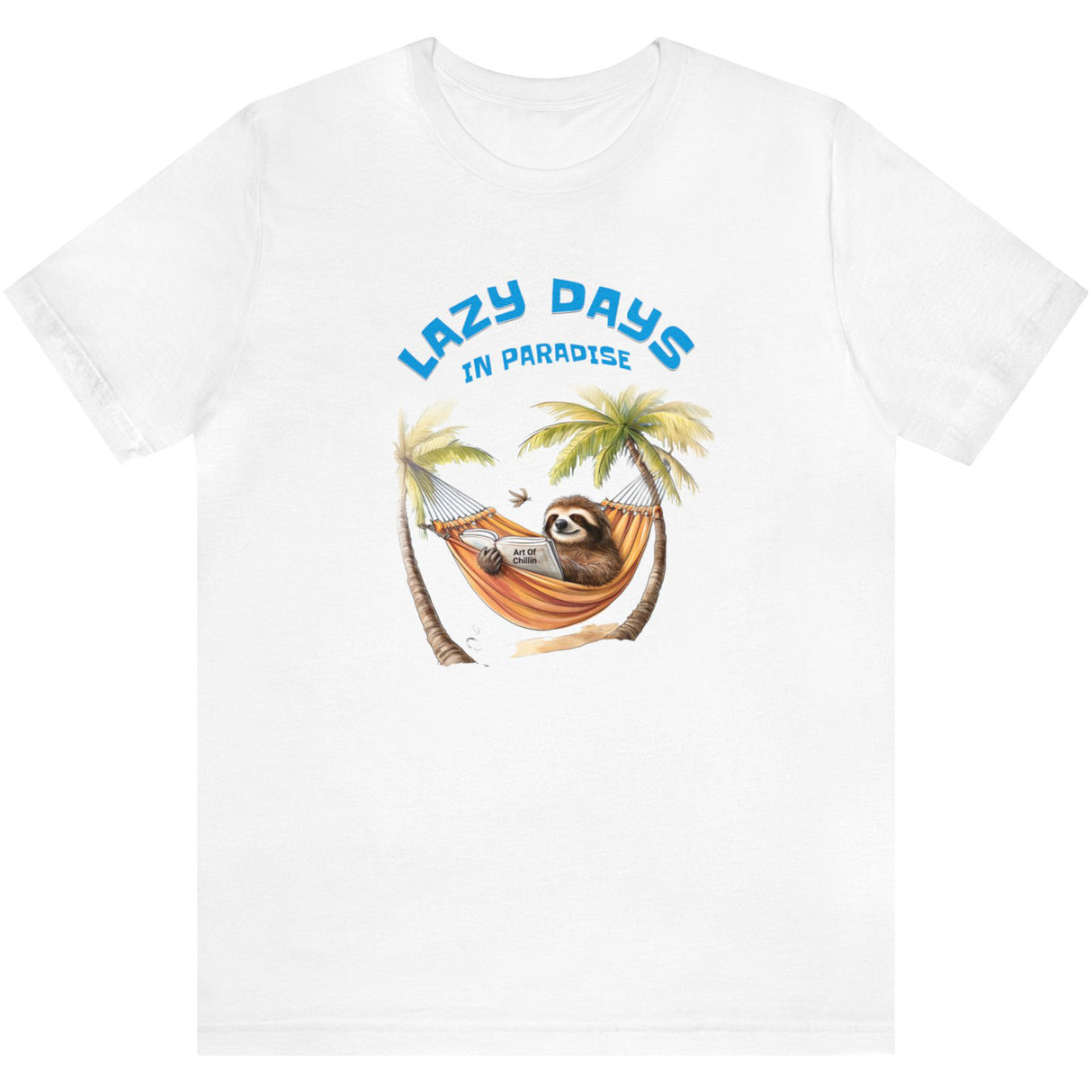 Lazy Days t-shirt in white