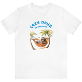 Lazy Days t-shirt in white