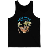 Lazy Days tank top in black