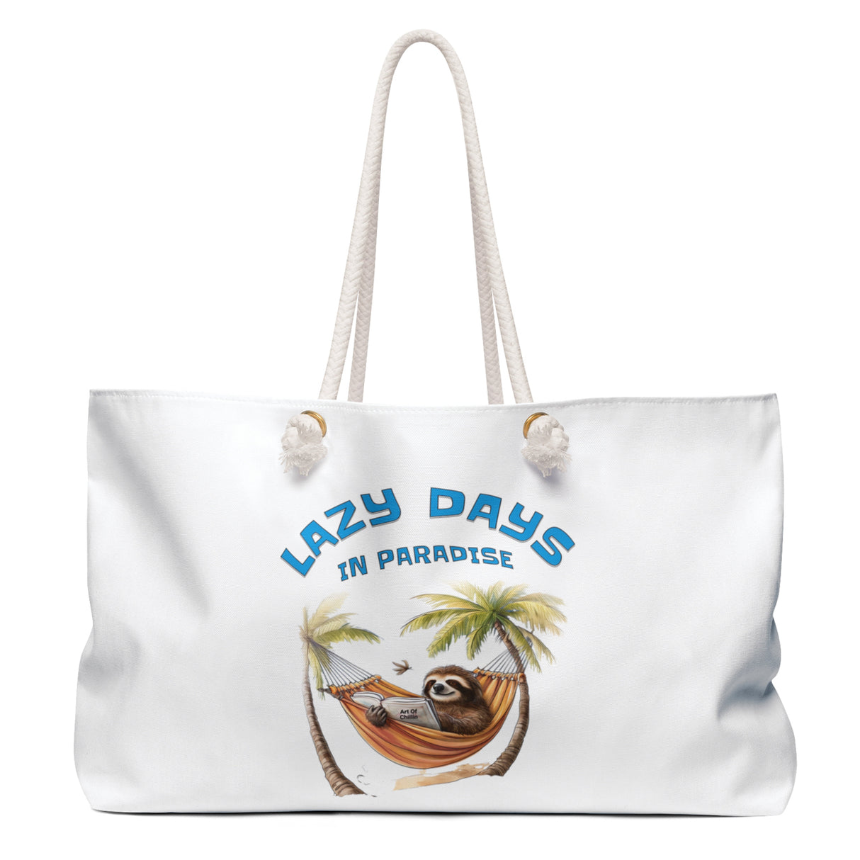 Lazy Days weekender bag back