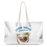 Lazy Days weekender bag back