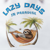 Close-up of Lazy Days weekender bag design
