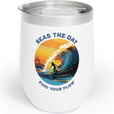 Ride The Tide insulated tumbler left