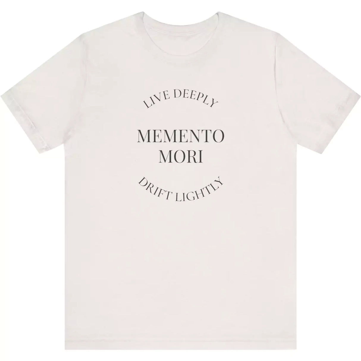 Memento Mori Live Deeply Drift Lightly vintage white t-shirt