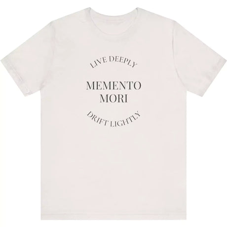 Memento Mori Live Deeply Drift Lightly vintage white t-shirt