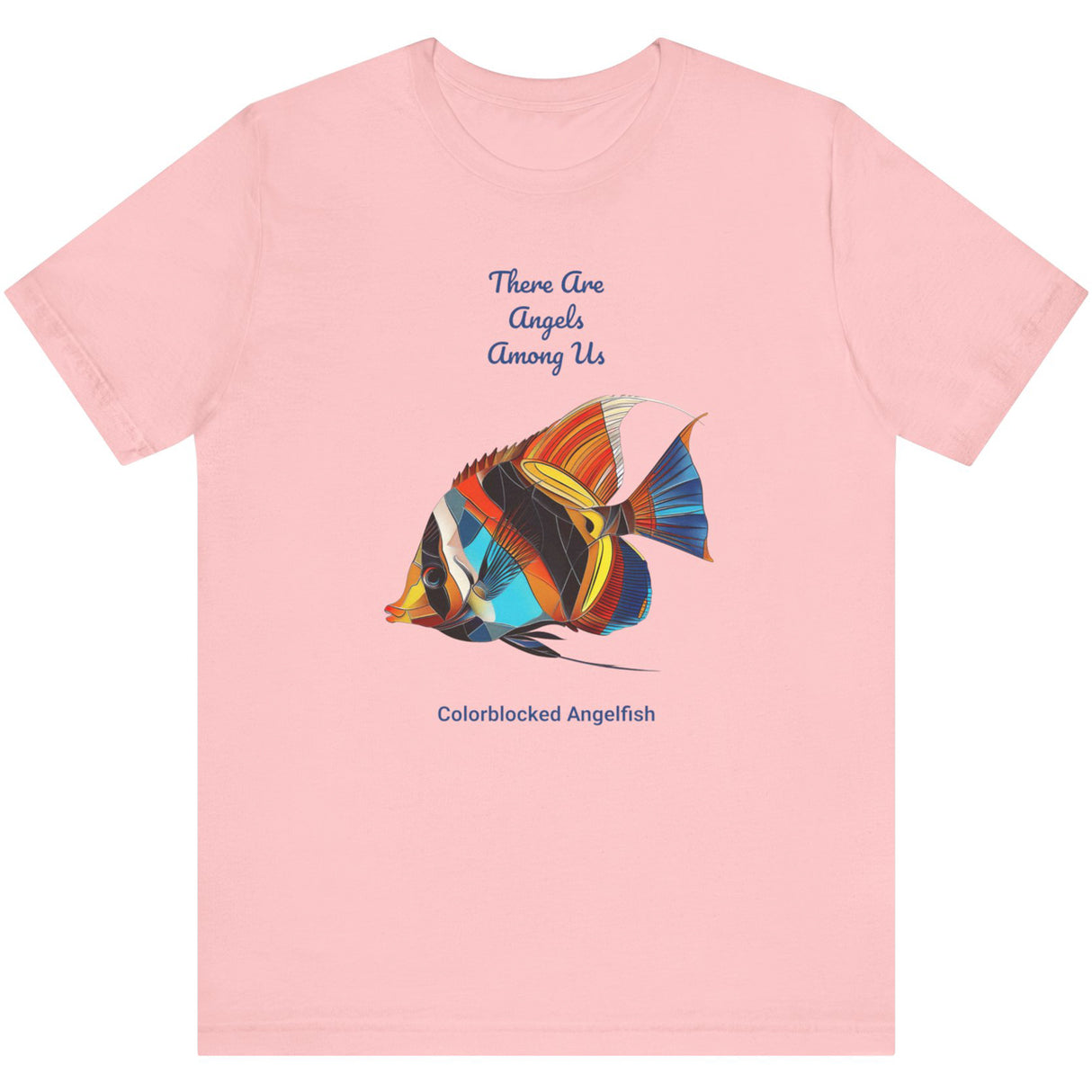 Pink Colorblocked Angelfish t-shirt