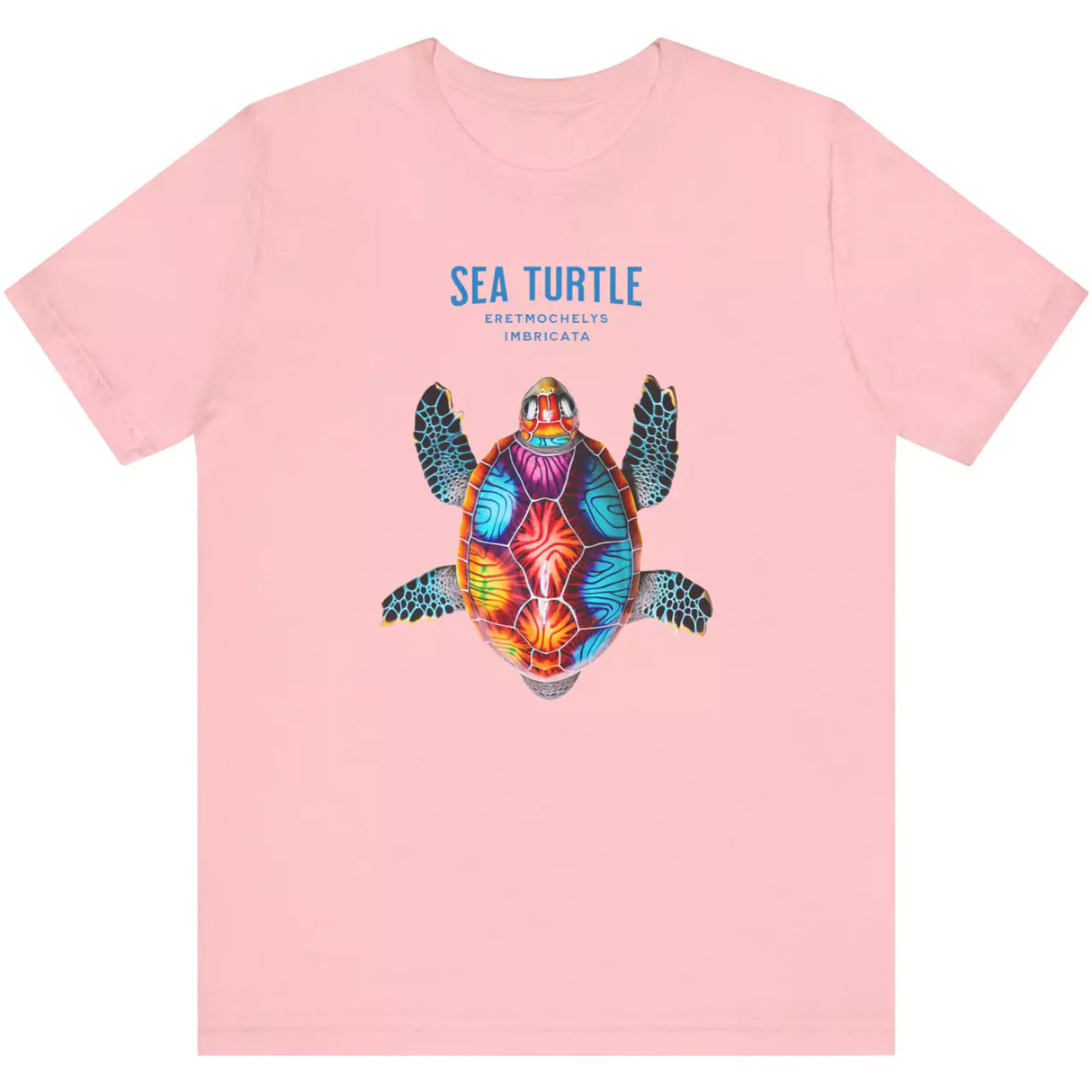 Pink Colorful Sea Turtle t-shirt