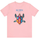 Pink Colorful Sea Turtle t-shirt