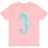 Pink Intricate Seahorse t-shirt