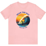 Ride The Tide t-shirt in pink