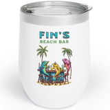 Right side Fin's Beach Bar Tales insulated tumbler