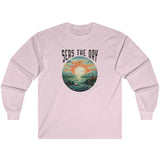 Seas The Day long sleeve tee in light pink