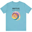 Turquoise Nautilus Oceanic Geometry t-shirt
