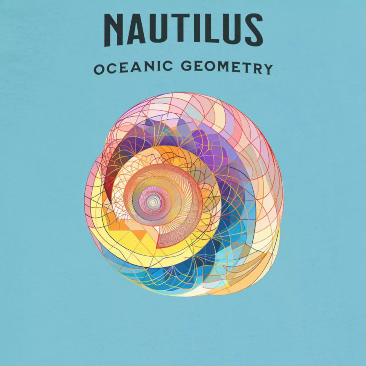 Design for Nautilus Oceanic Geometry t-shirt