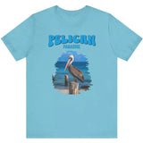 /Turquoise Pelican Paradise t-shirt