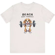 Vintage white Beach Body Workout Beagle Style t-shirt