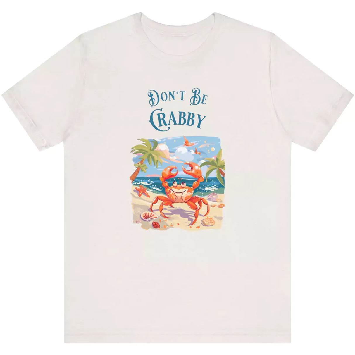 Vintage white Don't Be Crabby t-shirt