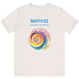 Vintage white Nautilus Oceanic Geometry t-shirt