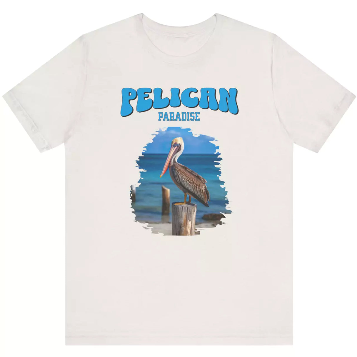 Vintage white Pelican Paradise t-shirt