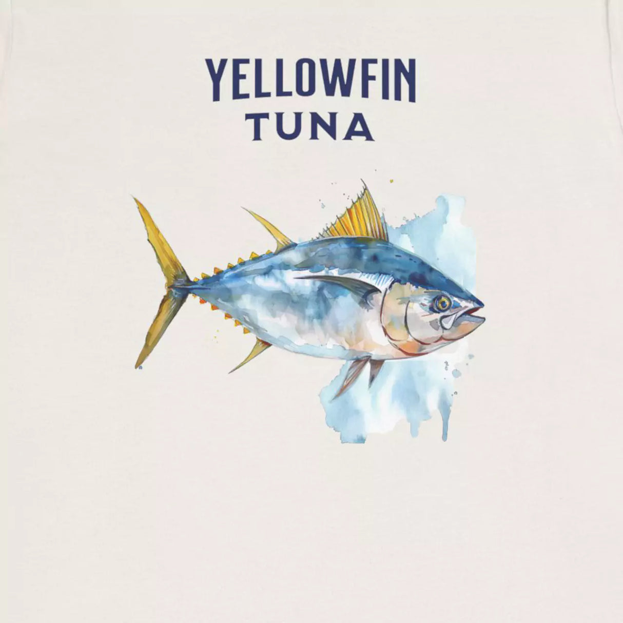 Design for Yellowfin Tuna Watercolor t-shirt