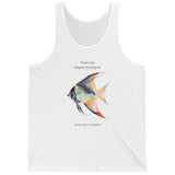Blue Vector Angelfish Tank Top (There Are Angels Among Us)