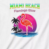 Design for  Miami Beach Flamingo Glow youth t-shirt